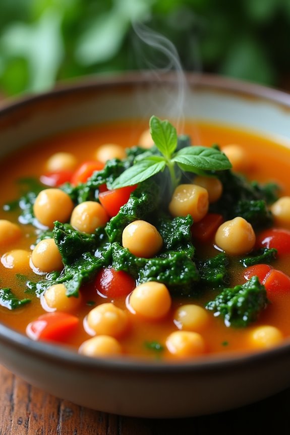 nutritious mediterranean chickpea stew
