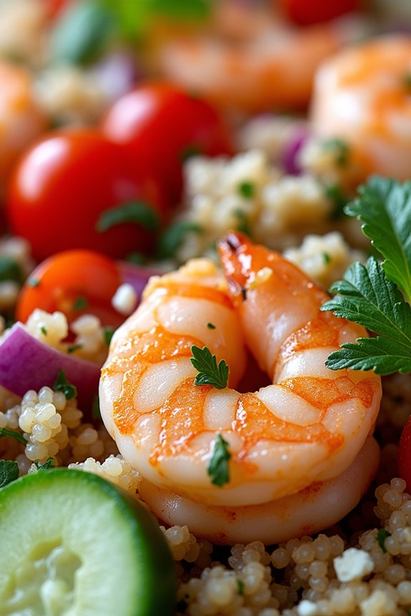 nutritious mediterranean shrimp salad