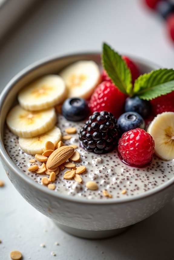 nutritious overnight chia pudding