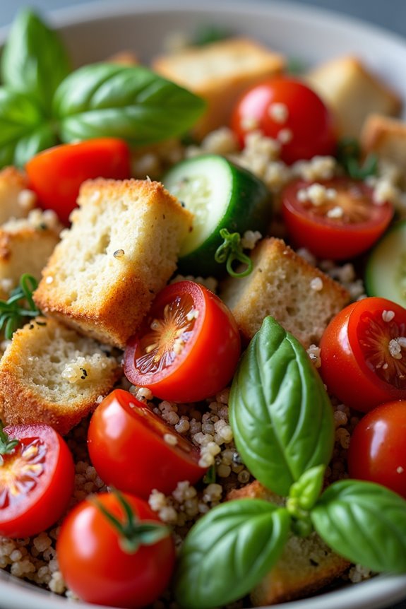nutty vibrant mediterranean salad