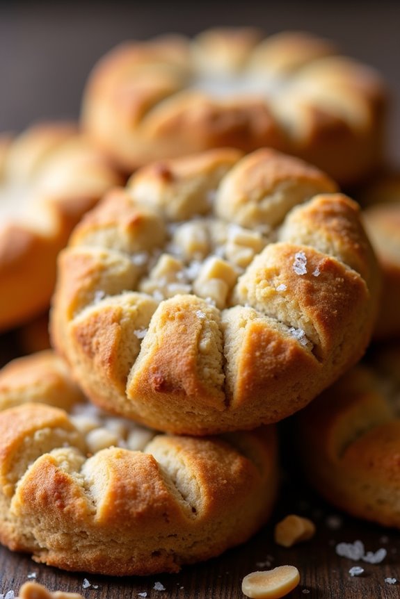 peanut butter tea biscuits