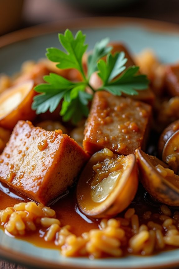 pork and clams fusion