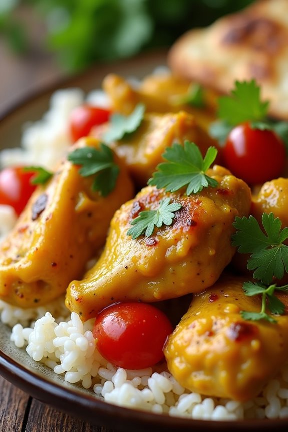 portuguese indian chicken curry delight