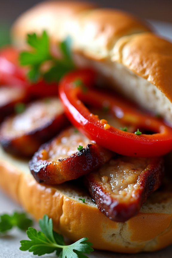 portuguese pork sandwich delight