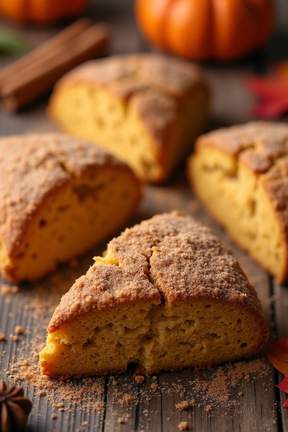 pumpkin spice scones recipe