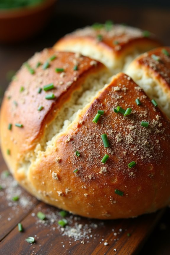 quick bread with chives