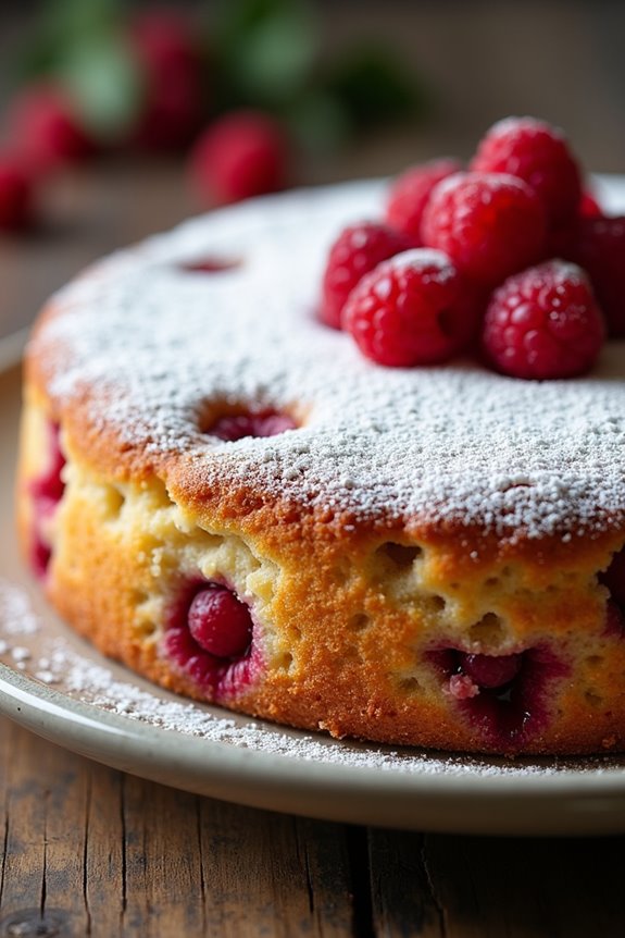 raspberry almond torte delight