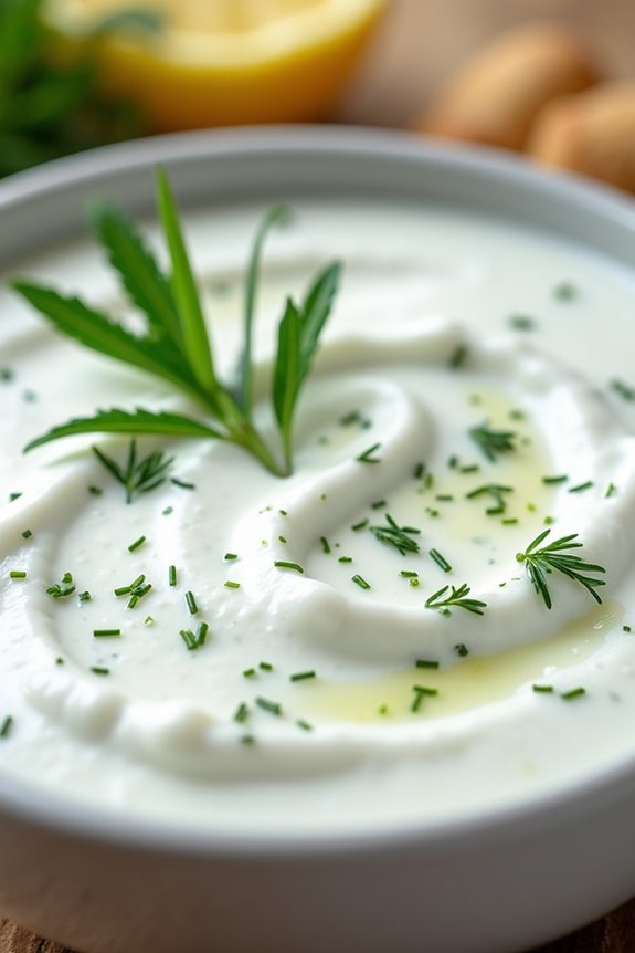 refreshing mediterranean yogurt sauce