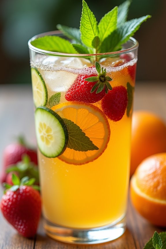 refreshing non alcoholic tea beverage