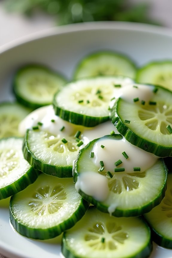 refreshing summer cucumber salad
