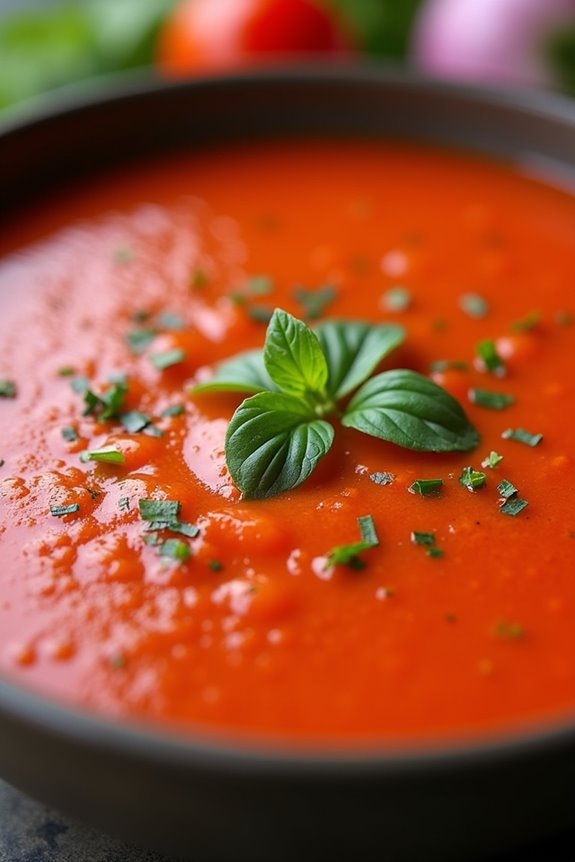 revitalizing cold vegetable soup