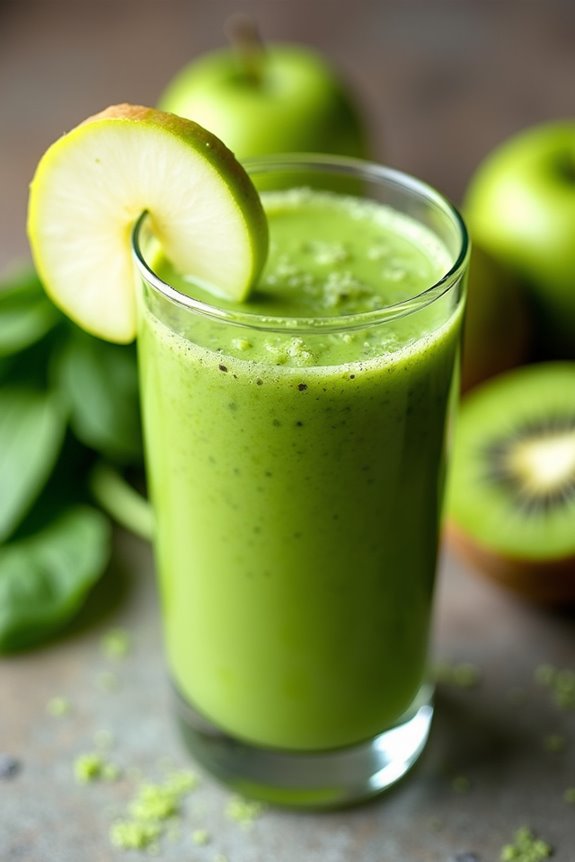 revitalizing green smoothie treat