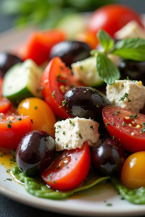 revitalizing mediterranean vegetable salad