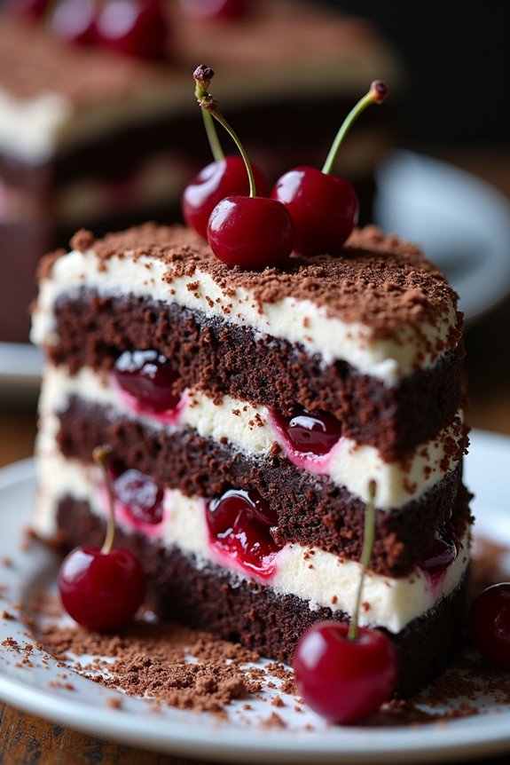 rich chocolate cherry indulgence