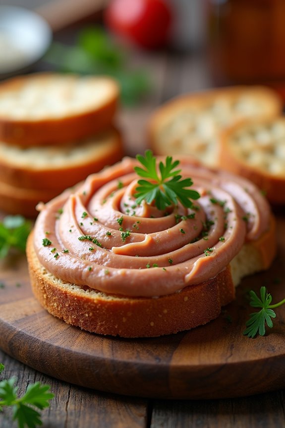 rich creamy liver spread