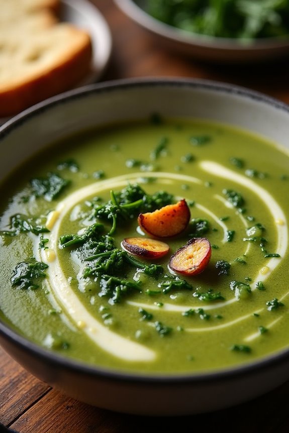 roasted garlic portuguese soup