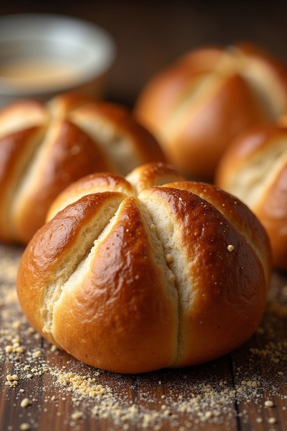 royalty worthy crusty rolls