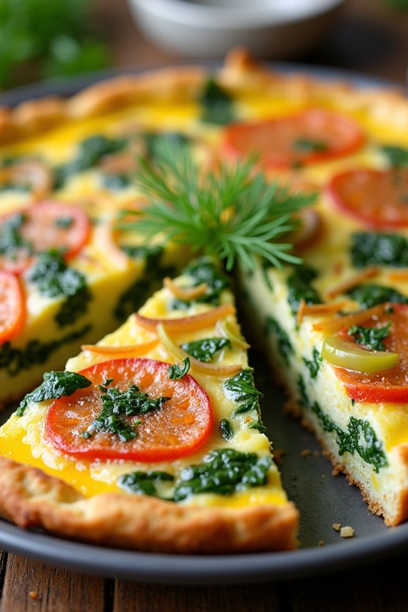 salmon spinach frittata recipe
