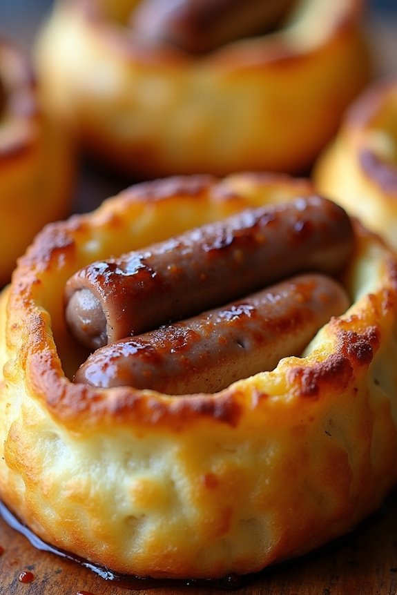 sausages baked in batter