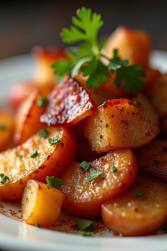 savory bacon sweet apples