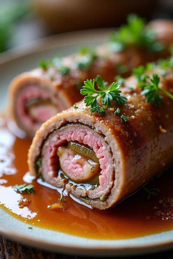 savory beef rolls recipe