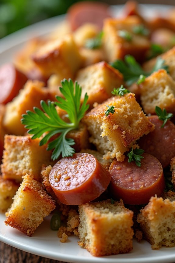 savory bratwurst stuffing recipe