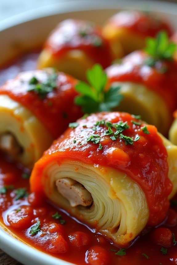 savory cabbage rolls recipe