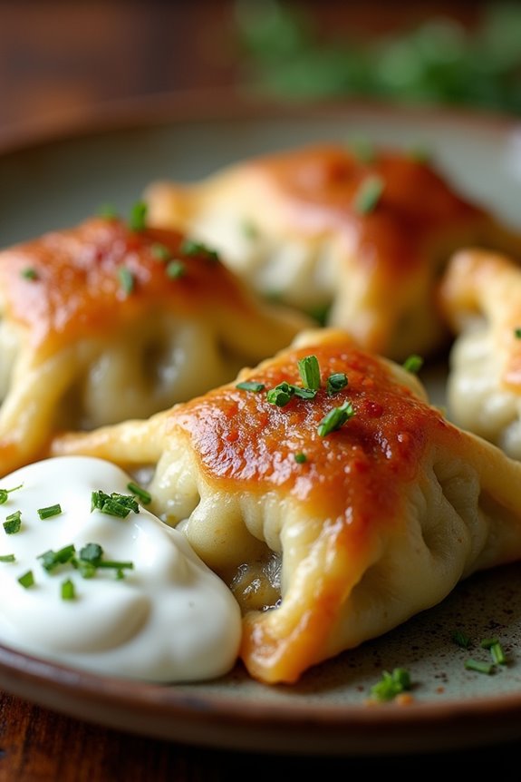 savory dumplings for sharing