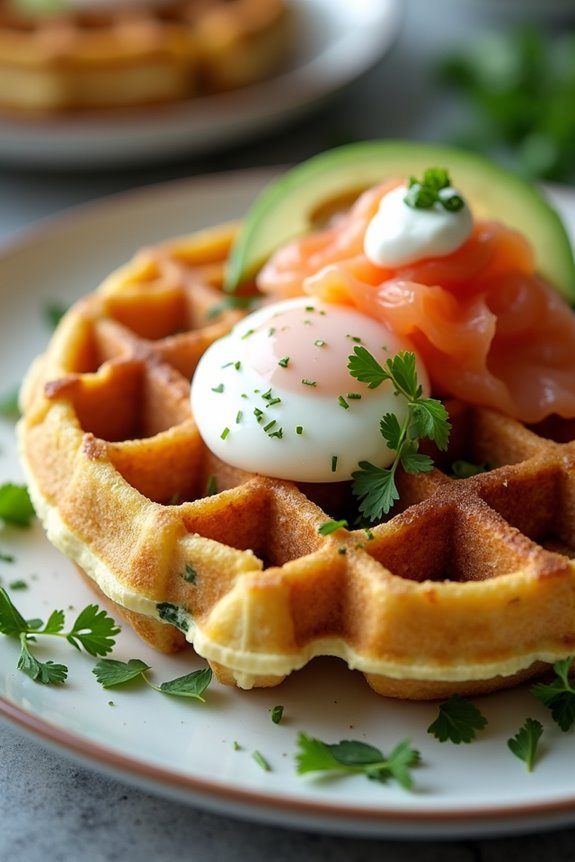 savory herb waffle recipe