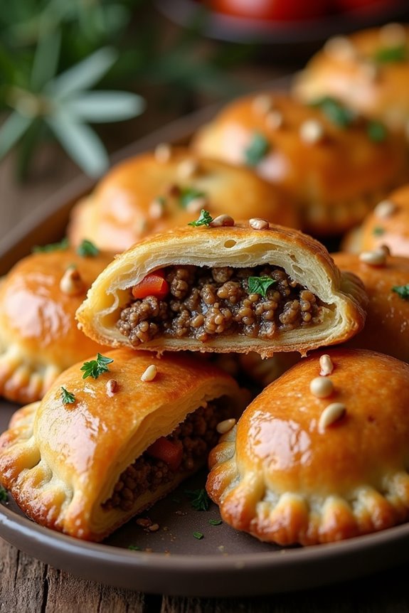 savory mediterranean meat pies