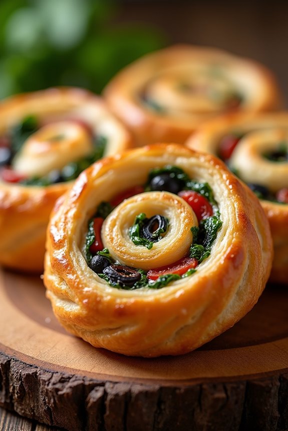 savory mediterranean puff pastry