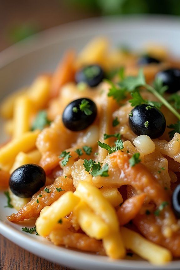 savory salted cod dish