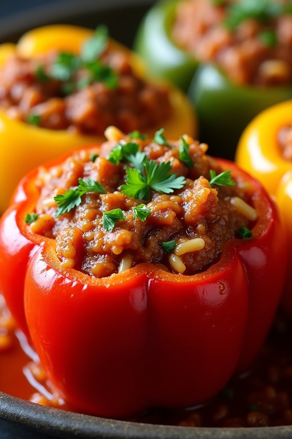 savory stuffed bell peppers