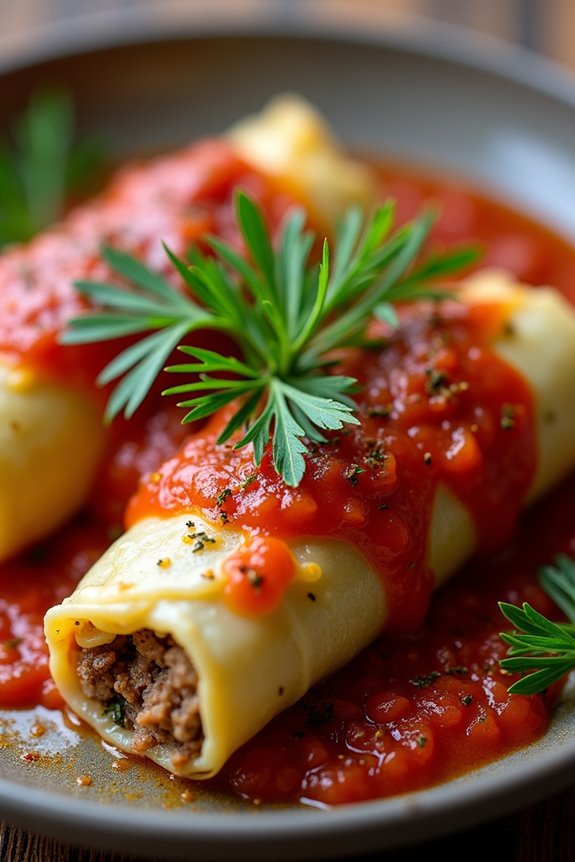 savory stuffed cabbage rolls