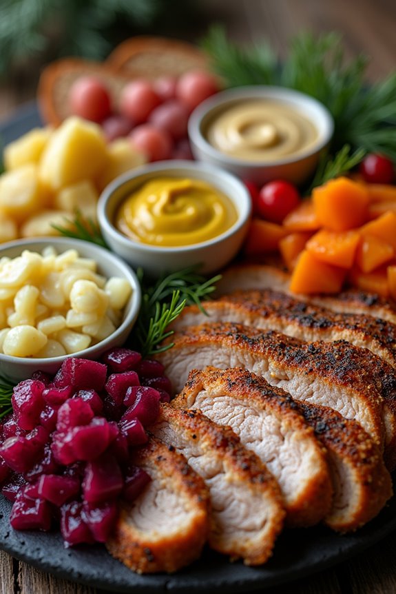 scandinavian christmas lunch celebration