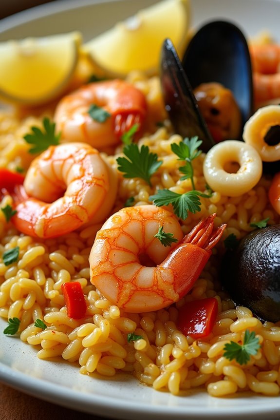 seafood rice comfort dish