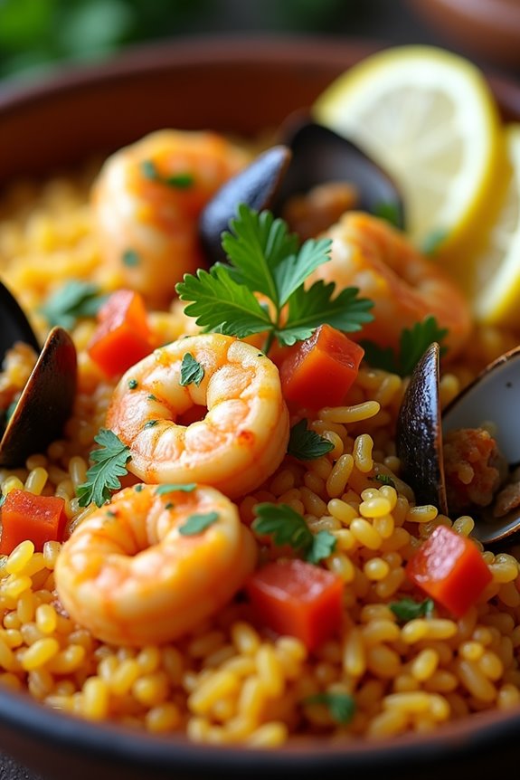 seafood rice comfort dish