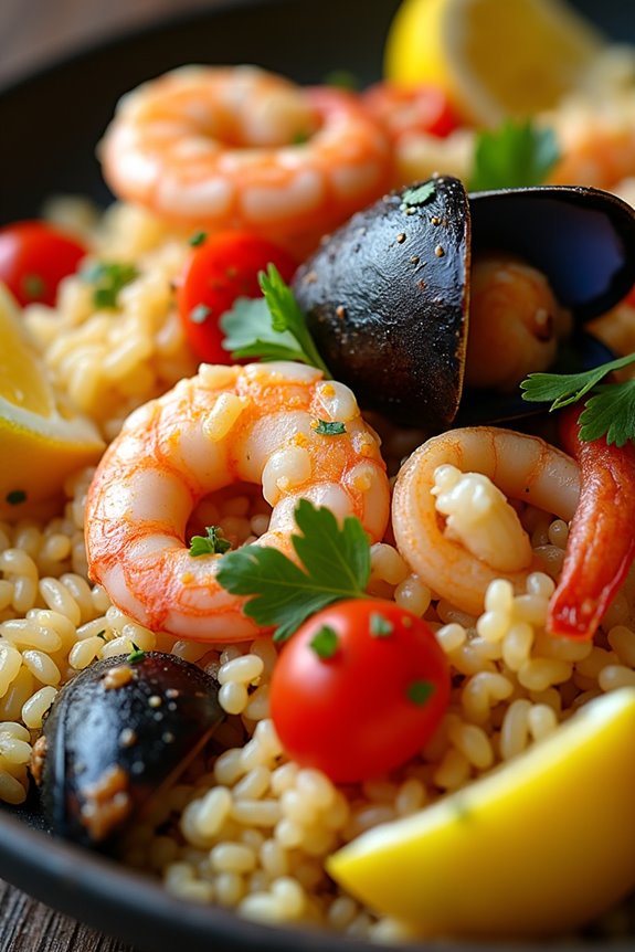seafood rice culinary delight