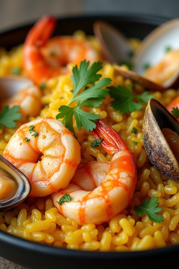 seafood rice delightfully savory