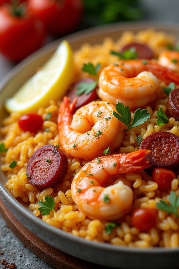 shrimp chorizo vibrant flavors