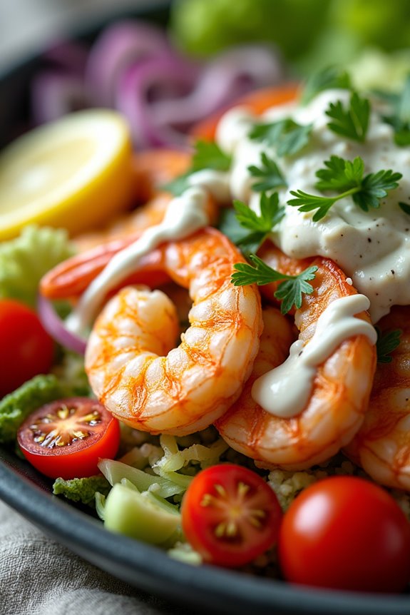 shrimp gyro bowl delight