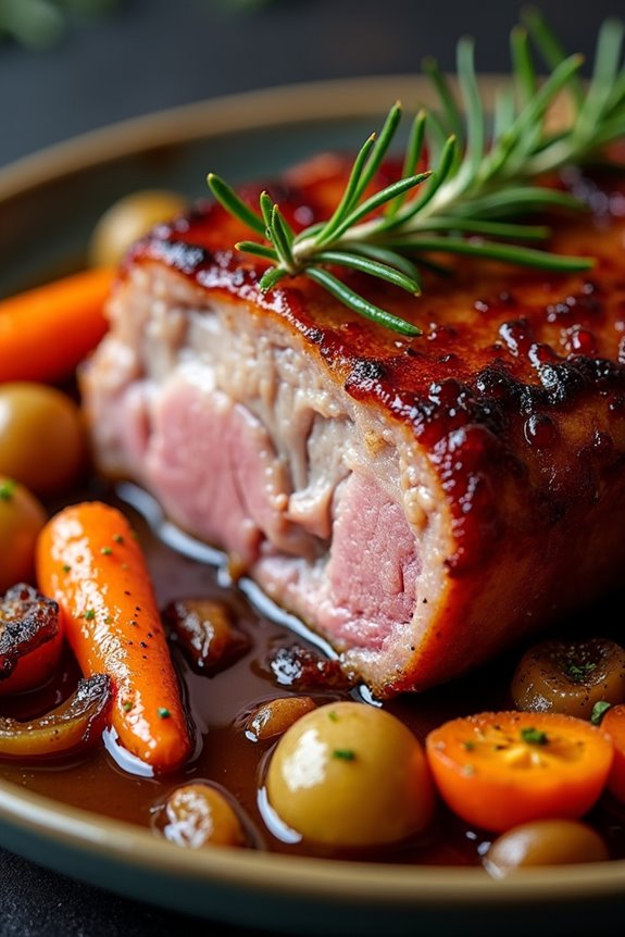 slow cooked tender flavorful pork