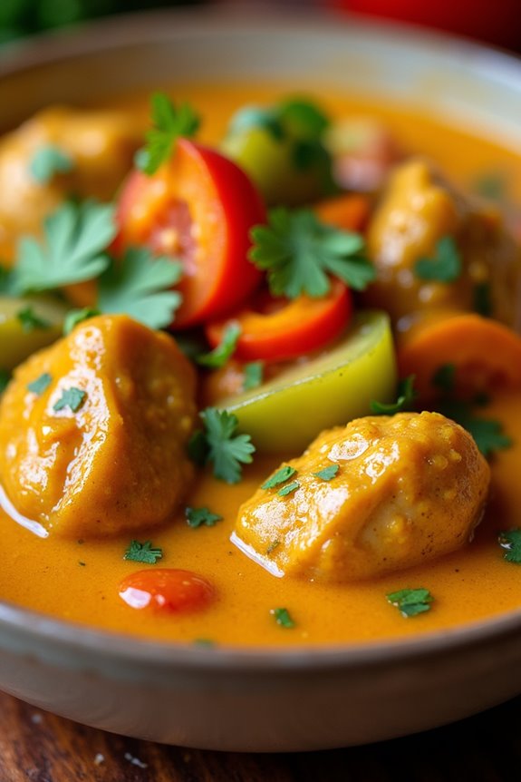 slow cooker flavorful chicken curry