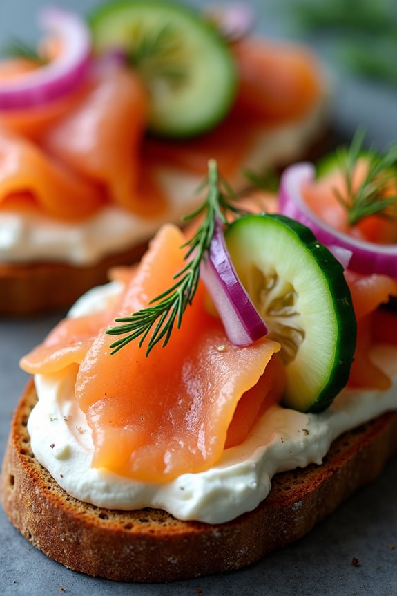 smoked mackerel summer sandwiches