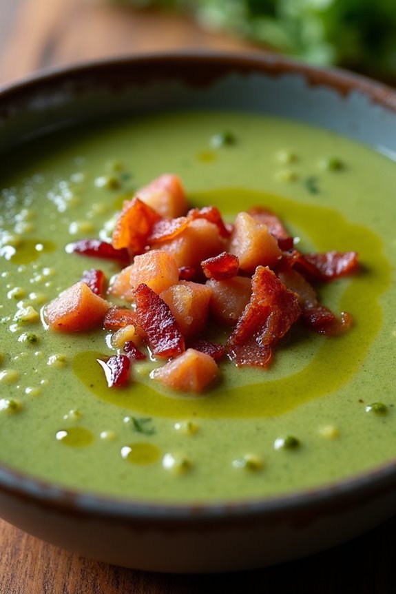 smoky bacon comforting soup