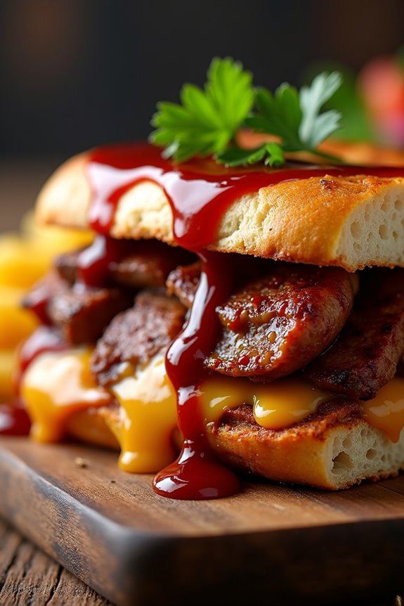 smoky bbq francesinha delight
