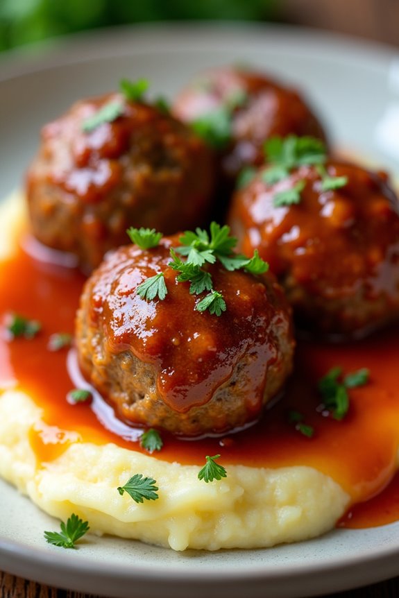 smoky chipotle swedish meatballs