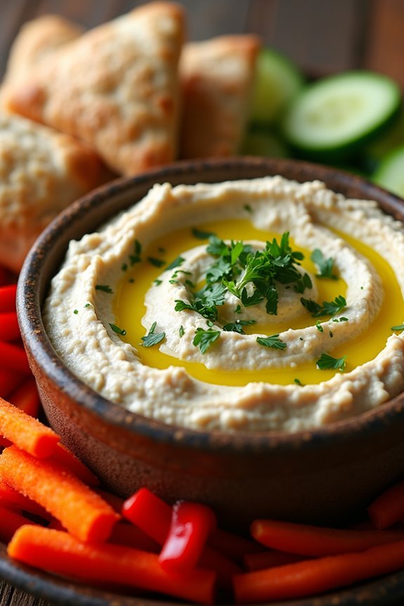 smoky creamy eggplant dip