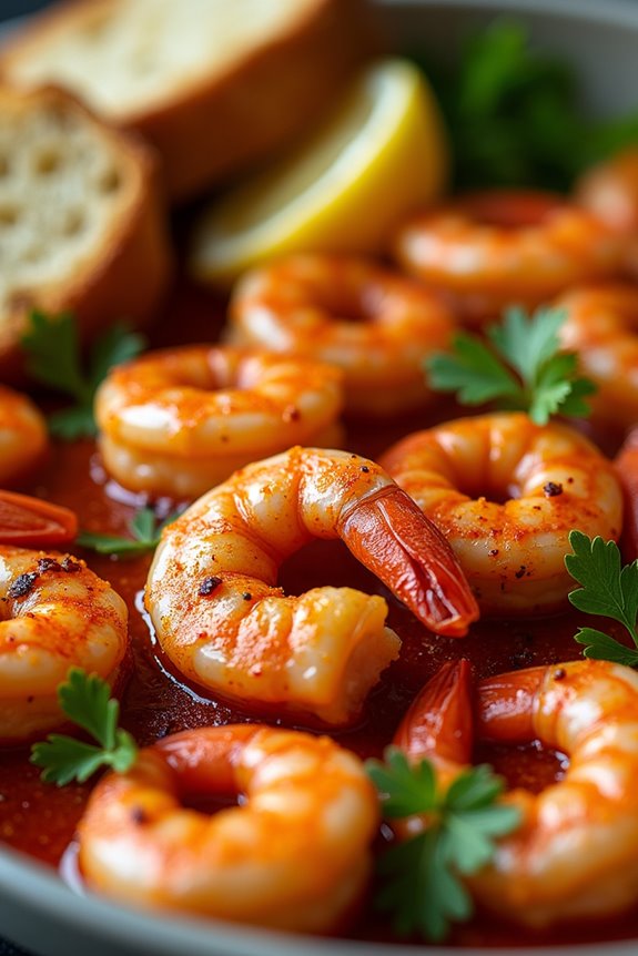 spicy bold flavorful shrimp dish