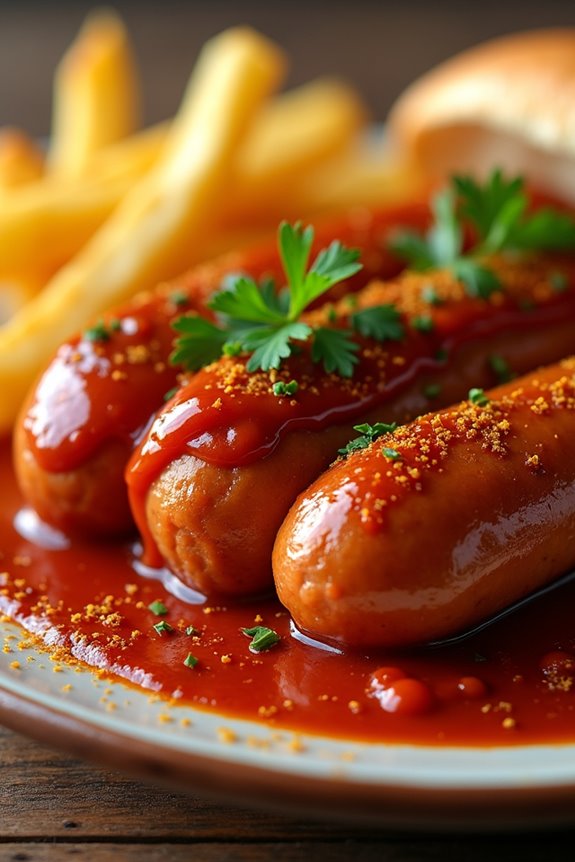 spicy german street food